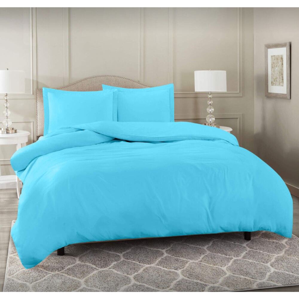 Nestl Duvet Cover 3 Piece Set Ultra Soft Double Brushed Microfiber Queen Size